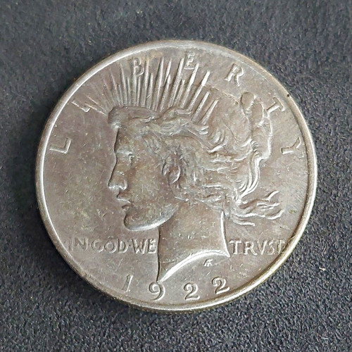 1922 peace silver dollar us - peace,