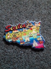 Sicilia Souvenir Fridge Magnet