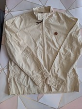 Pretty Green Harrington Jacket Lightweight Mens  Size Large Beige 