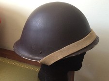 Korean War 1952 British 'D-Day' Pattern Turtle Mk IV British Tin Hat Later Liner