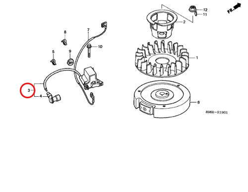 Genuine honda ignition coil - ignition,