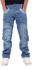 Peviani Men’s Cargo Denim