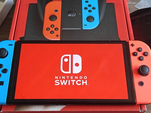 Nintendo switch oled neon - nintendo,