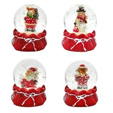 Christmas Snow Globe Santa Sack Base Mini 45mm Waterball - Choose Design