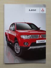 Mitsubishi L200 Sales Brochure (2011) inc Warrior, Barbarian & Walkinshaw