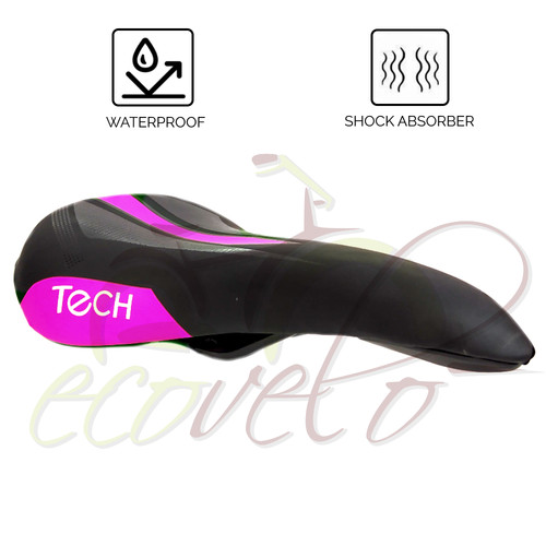 Black fuchsia bicycle - fuchsia,