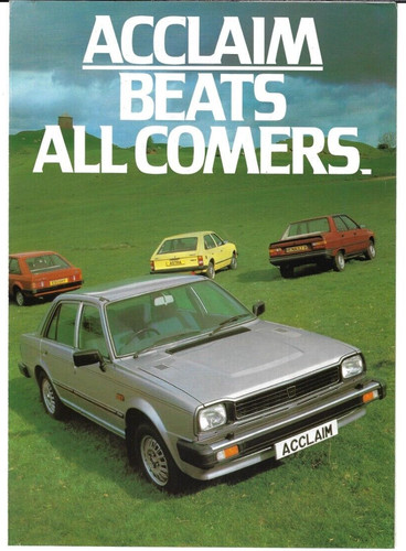 Triumph acclaim competitor - triumph,