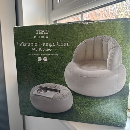 Inflatable chair footstool - inflatable,