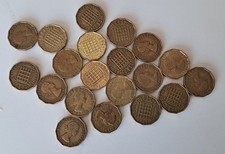 Set - 20 3d Coins Threepenny