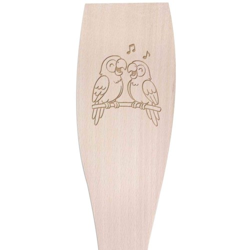 Singing parrots wooden - 'singing, parrots'
