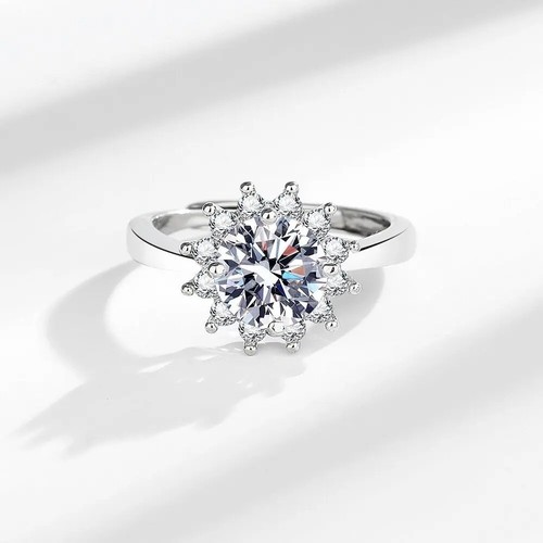 2ct moissanite 925 sterling - moissanite,