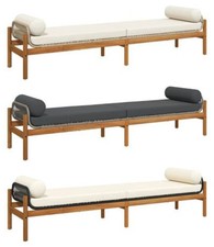 Garden Bench with Cushion