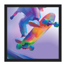 Skater Skateboarding Pop Shove