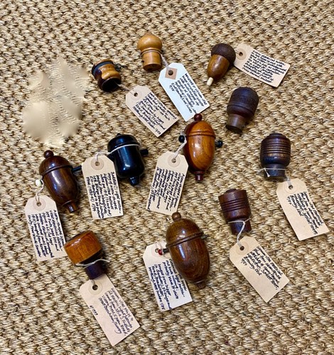 Antique wood light switches - wood,