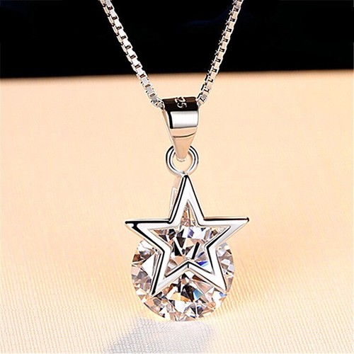 Crystal stone star pendant - stone,