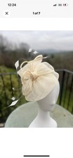 Hand Made Ivory Wedding hat/Fascinator BNWT-Mother of The Bride & Ascot