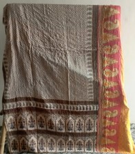 Vintage Kantha Quilt Throw