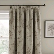 Dunelm Pencil Pleat Lined