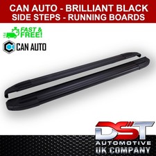 FITS VAUXHALL VIVARO BRILLIANT SIDE STEPS RUNNING BOARDS 2019> L1 BLACK