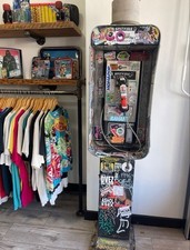 Vintage Metal Payphone Booth