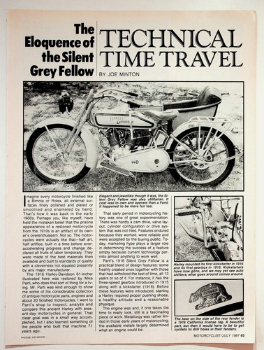 Harley davidson 1916 grey - 1916,