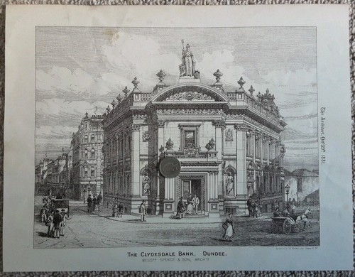 Antique print dundee - antique,