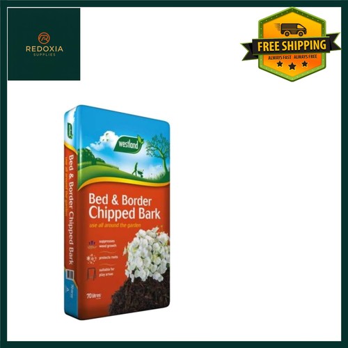 Decorative chipped bark mulch - decorative,
