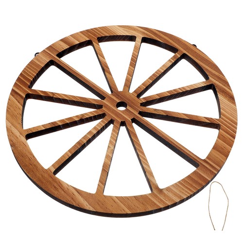 Vintage wooden wagon - vintage, wheel