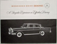 1962 Mercedes-Benz 300SE Sales Brochure