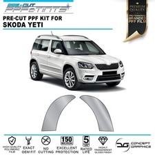 Rear Door Arch Clear Stone Chip Guard Paint Protection Film For Skoda Yeti 2009+
