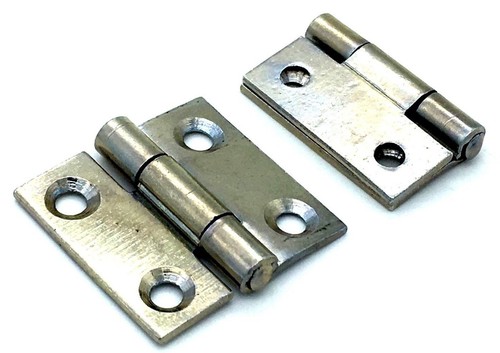 Butt hinges 25mm steel - steel, inch