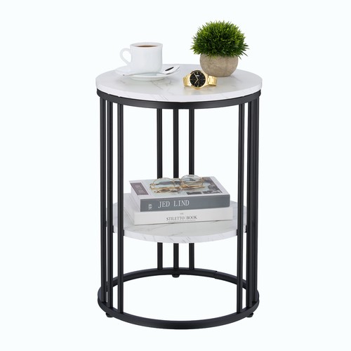 Side coffee table storage - side,