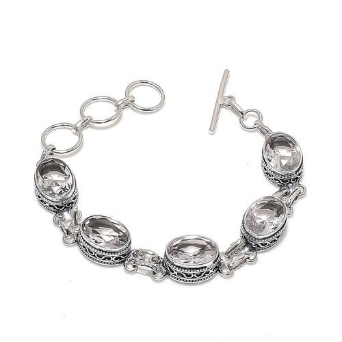 White topaz gemstone - white,