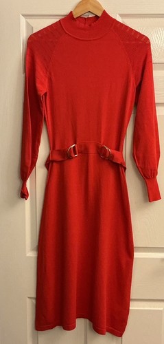 Next fine knit red maxi - knit,