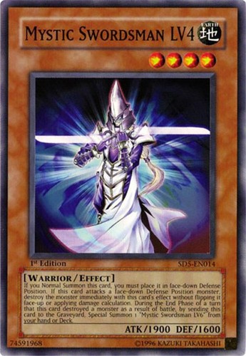 Mystic swordsman lv4 1st - swordsman,