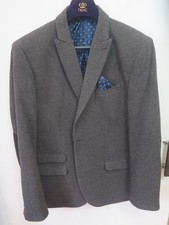 Grey tweed sports jacket from