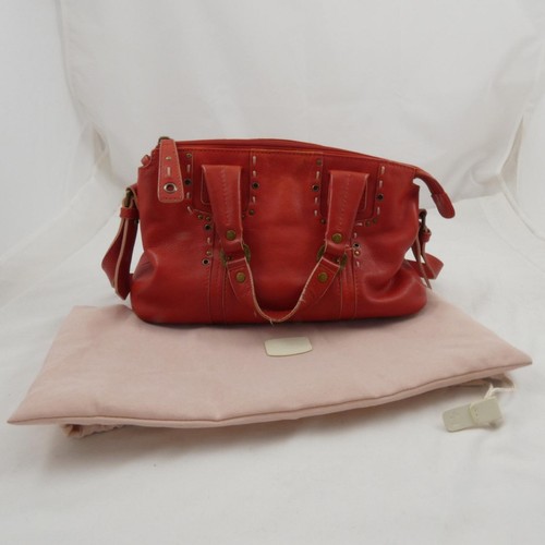 Radley red leather bag - radley,