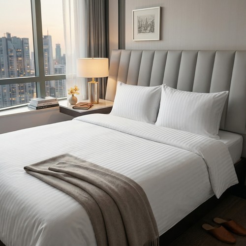Luxury damask stripe white - damask,