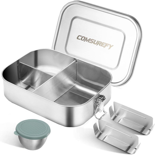 Stainless steel bento box - steel,