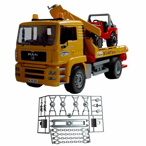 Bruder man tga tow truck - tow, with