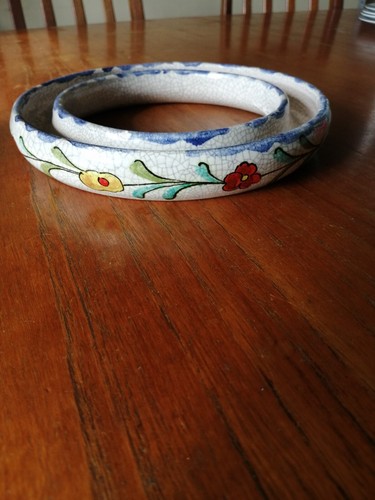 Vintage flower frog posy ring - vintage,