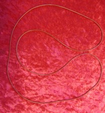 New Red Silicon Drive Belt for Transcriptors Skeleton Turntable + 2 x Swab