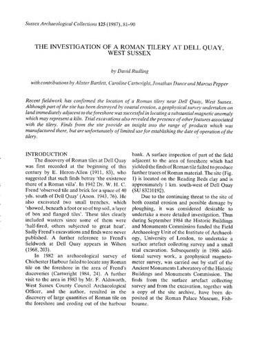 The investigation roman - the, of