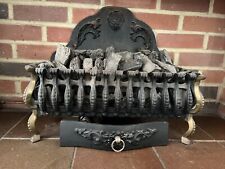 MagiGlo Vintage Cast Iron gas coal effect fire With Remote In Set Stand Alone
