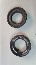 PAIR OF LOCK RINGS  for Shimano Brake Rotor Centrolock Securing Nuts