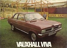 Vauxhall Viva HC Early-Mid 1972 UK Market Sales Brochure Standard De Luxe SL