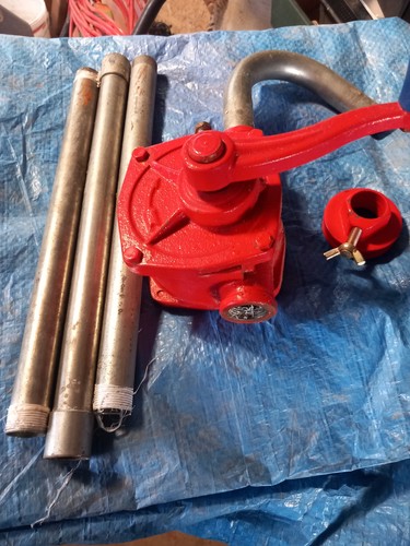 Manual rotary oil pump tank - manual,