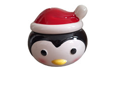 Christmas Penguin Cookie Jar