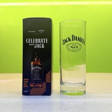 Jack Daniel’s Tall Highball Glass with Original Gift Box – Old No.7 Branding