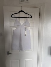 Zara White Cut Out Detail &